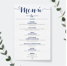 restaurant & event menu card design and printing